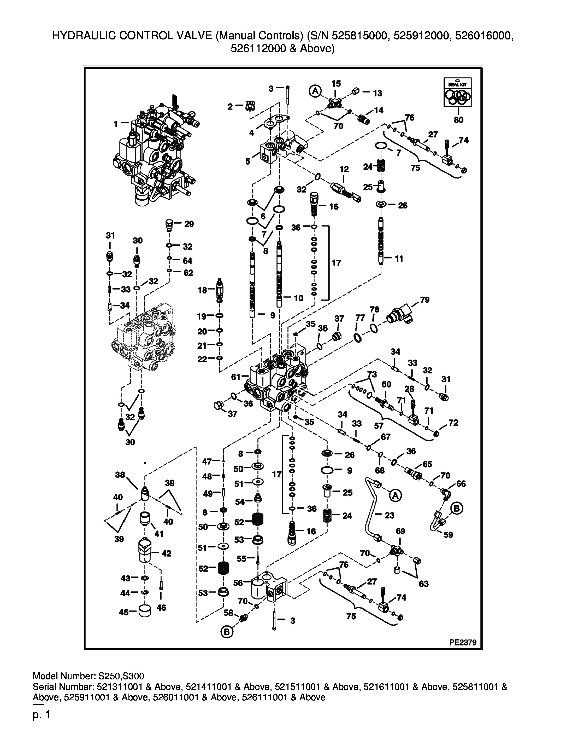 Joint torique pour distributeur hydraulique