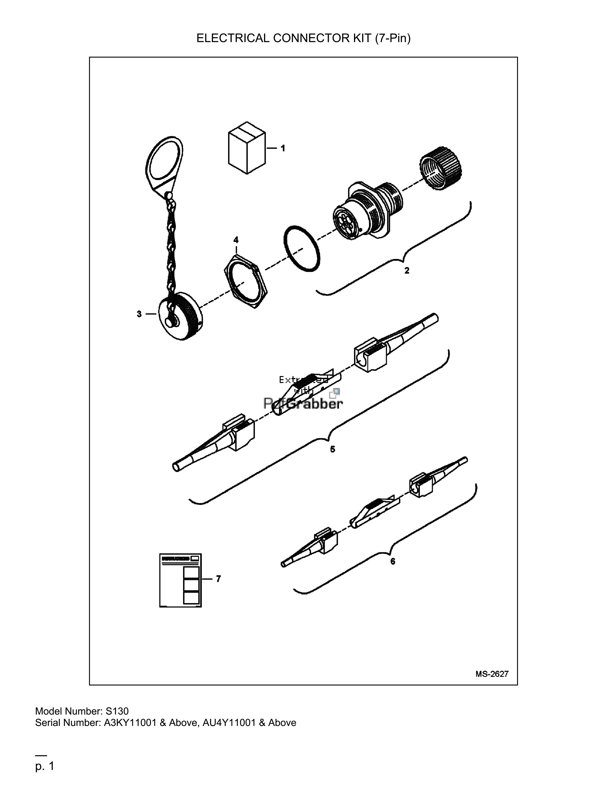 CONNECTEUR ELECTRIQUE KIT (7-PIN)[719682] - Inter-Pelles